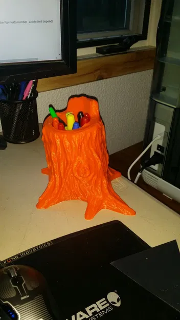 Hộp Đựng Bút/Bút Chì Hình Gốc Cây - Image 1