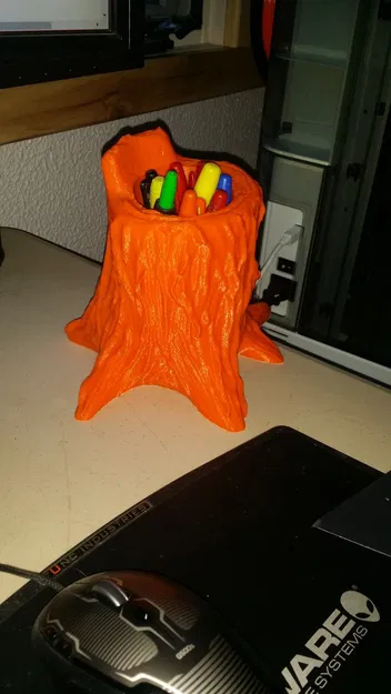 Hộp Đựng Bút/Bút Chì Hình Gốc Cây - Image 3