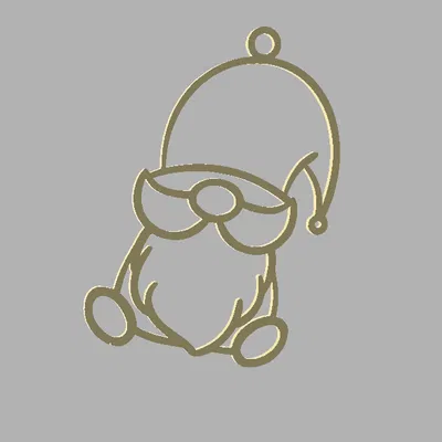 MÔ HÌNH GNOME TRANG TRÍ GIÁNG SINH CUTE