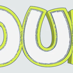 Đèn LED Tên "LOUIS" - Mẫu In 3D