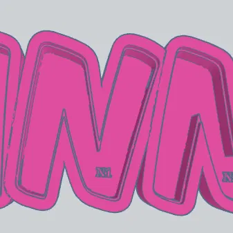 Đèn LED Tên ANNI - Tự In 3D