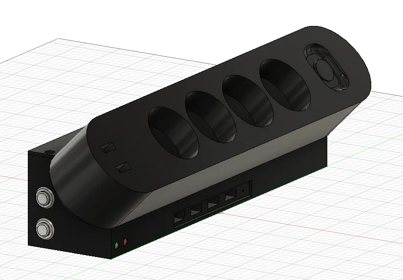 Hub Đa Năng Cho Bàn Làm Việc (Nguồn, USB-Sạc, Cổng USB, Nút Bật/Reset PC, Đèn Báo) - Image 3