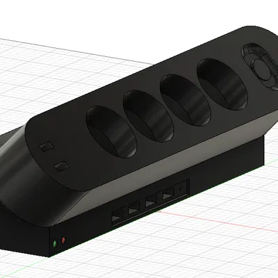 Hub Đa Năng Cho Bàn Làm Việc (Nguồn, USB-Sạc, Cổng USB, Nút Bật/Reset PC, Đèn Báo)