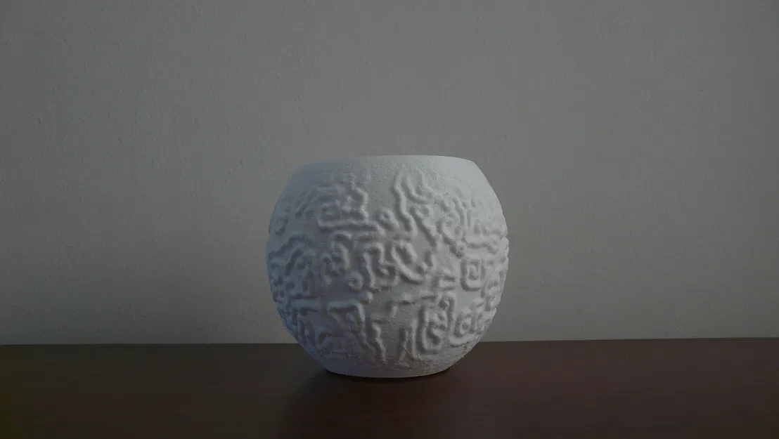 Giá Đỡ Nến Alluvial Crush (Họa Tiết Phản Ứng-Khuếch Tán Xoắn Ốc) - Image 4