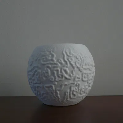 Giá Đỡ Nến Alluvial Crush (Họa Tiết Phản Ứng-Khuếch Tán Xoắn Ốc)