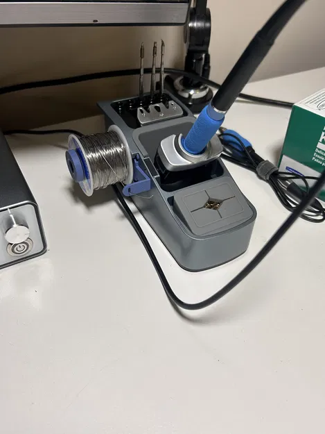 Phụ kiện gắn cuộn thiếc hàn cho chân đế Aixun T3A/T3B - Image 2