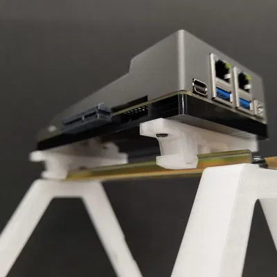 Kẹp Ray DIN Cho ZimaBoard