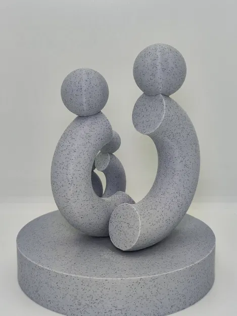 Tượng Gia Đình Nghệ Thuật Hiện Đại - Image 1