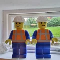 Mô hình Anh Thợ Lego Cao 40cm - Thumbnail 1