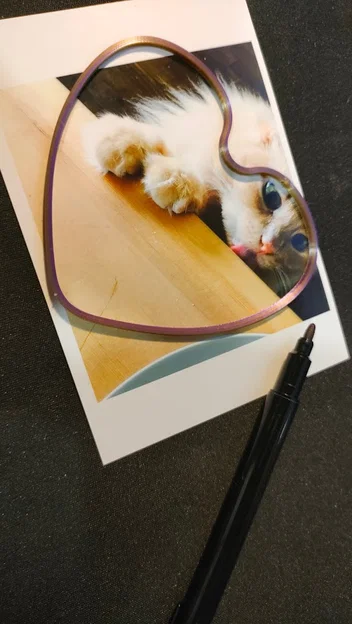 Móc trang trí cây thông Giáng sinh hình trái tim 2 mặt - Image 5