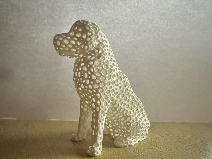 Chó Voronoi - Mô hình 3D độc đáo - Image 2