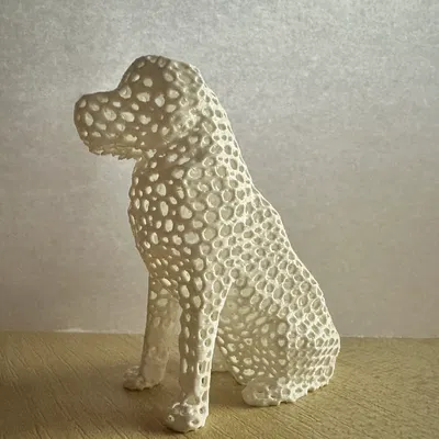 Chó Voronoi - Mô hình 3D độc đáo