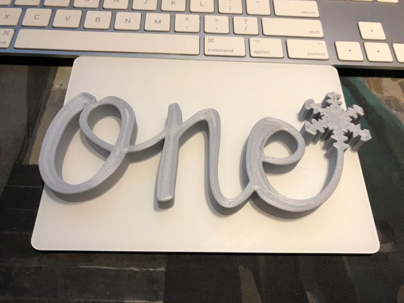 Mẫu "Cake Topper" Cho Bé Một Tuổi - Image 1