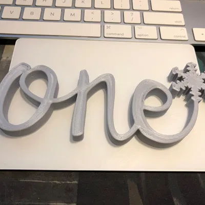 Mẫu "Cake Topper" Cho Bé Một Tuổi