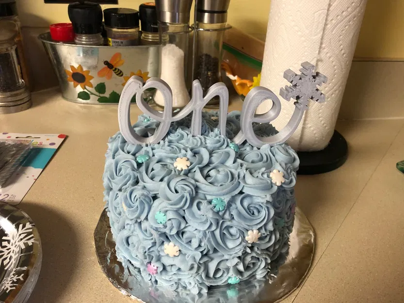 Mẫu "Cake Topper" Cho Bé Một Tuổi - Image 2