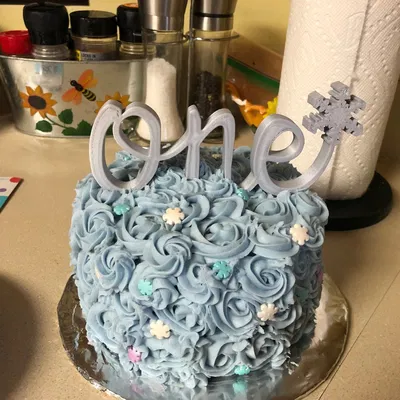 Mẫu "Cake Topper" Cho Bé Một Tuổi