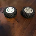 Bánh xe Mini Monster Truck thay thế - bạc đạn 6mm - Thumbnail 3