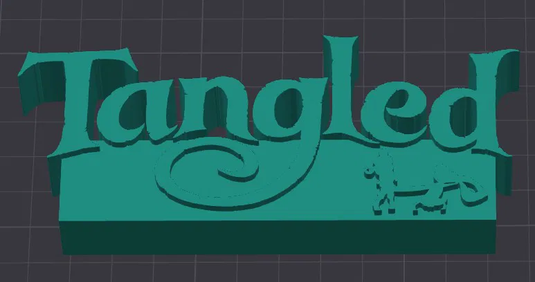 Mô Hình Fan Art "Tangled" - Image 1