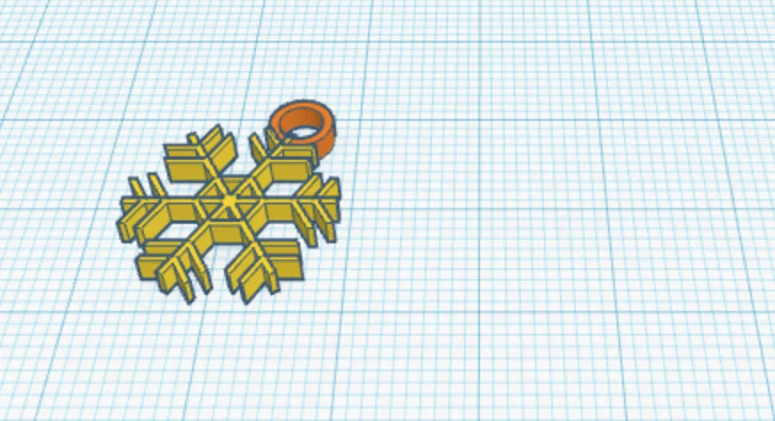 Móc treo Giáng Sinh hình bông tuyết - Image 1