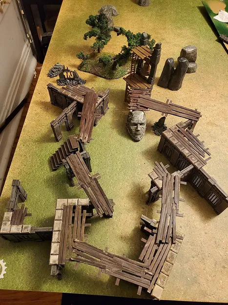 Tàn Tích Fantasy - Bộ Tòa Nhà Mô-đun - Địa Hình Game - Image 2