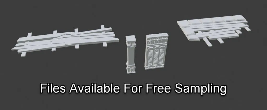 Tàn Tích Fantasy - Bộ Tòa Nhà Mô-đun - Địa Hình Game - Image 3