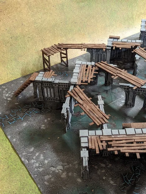 Tàn Tích Fantasy - Bộ Tòa Nhà Mô-đun - Địa Hình Game - Image 6