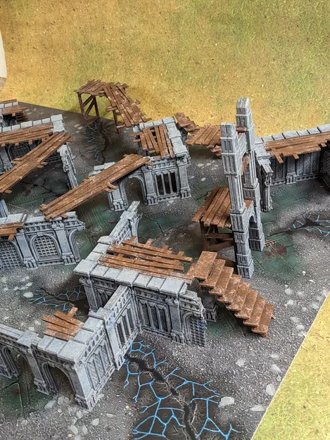 Tàn Tích Fantasy - Bộ Tòa Nhà Mô-đun - Địa Hình Game - Image 7