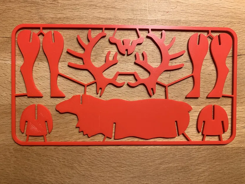 Mô Hình Tuần Lộc Giáng Sinh Ghép Khớp - Image 1