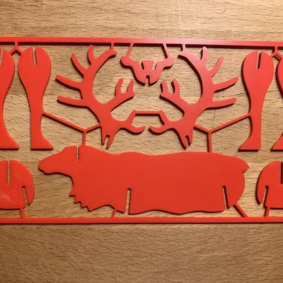 Mô Hình Tuần Lộc Giáng Sinh Ghép Khớp