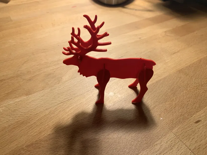 Mô Hình Tuần Lộc Giáng Sinh Ghép Khớp - Image 2