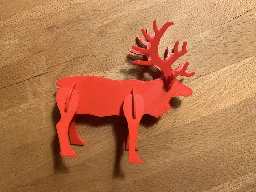 Mô Hình Tuần Lộc Giáng Sinh Ghép Khớp - Image 3