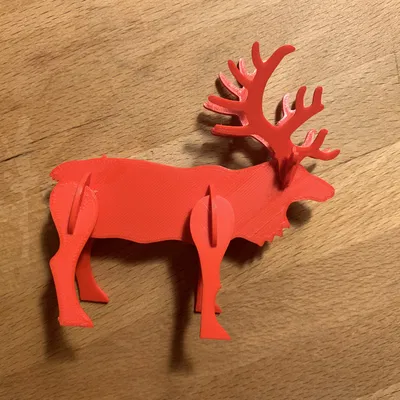 Mô Hình Tuần Lộc Giáng Sinh Ghép Khớp