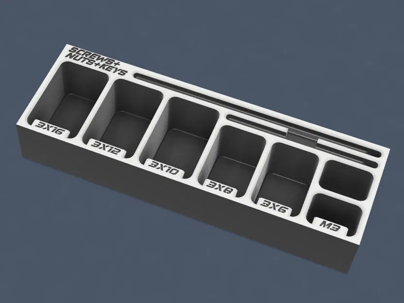 Khay đựng ốc, đai ốc, chìa khóa BaBo 6x2 - Image 1