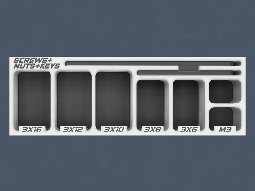 Khay đựng ốc, đai ốc, chìa khóa BaBo 6x2 - Image 2