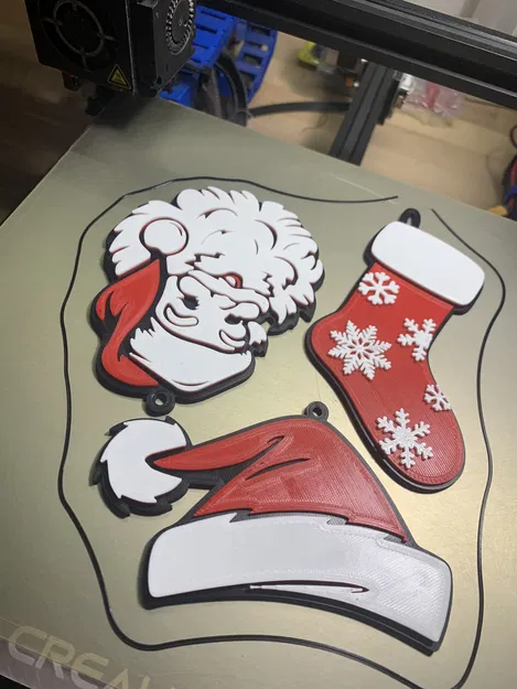 Móc Treo Noel Nón Ông Già (In trên máy 1 màu) - Image 4