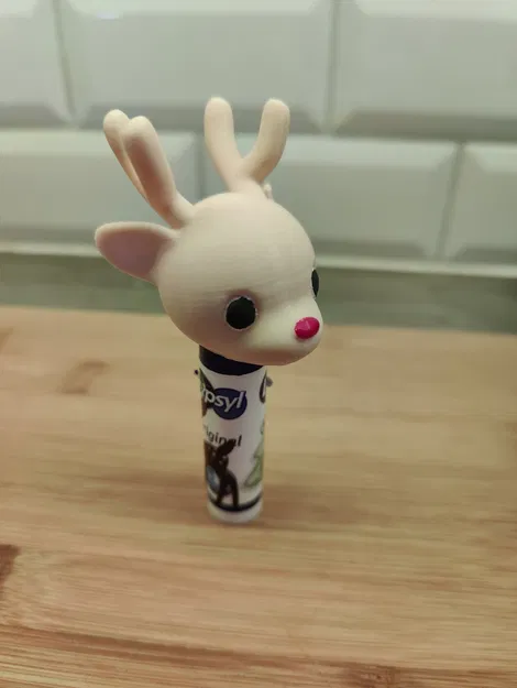 Vỏ Son Dưỡng Môi Hình Đầu Hươu - Image 1