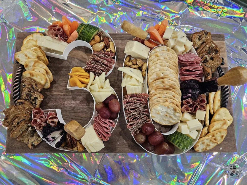 Khay Charcuterie Hình Số Cho Sinh Nhật / Kỷ Niệm - Image 1