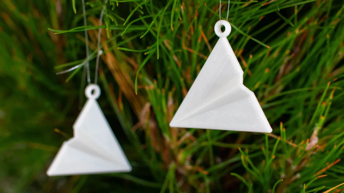 Móc Trang Trí Giáng Sinh Hình Máy Bay Giấy – Phong Cách Taylor Swift - Image 1