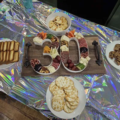 Khay Charcuterie Hình Số Cho Sinh Nhật / Kỷ Niệm