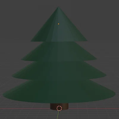 Cây Trang Trí 2 Màu