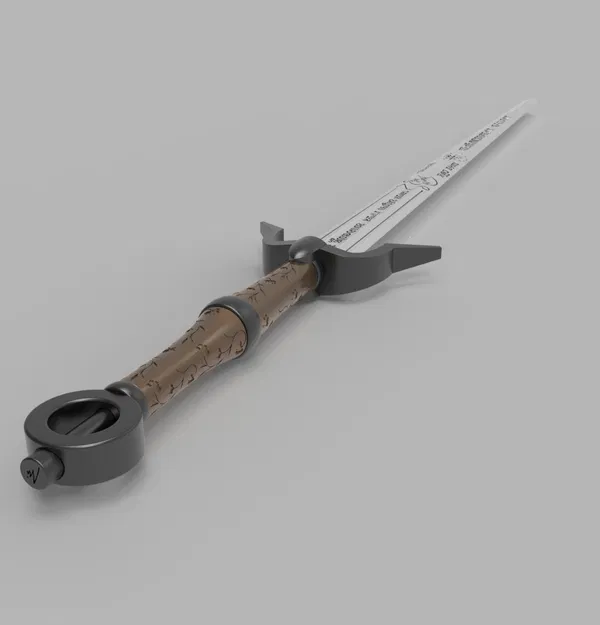 Kiếm CIRI có chữ rune. Thêm file lưỡi và cán liền. - Image 2