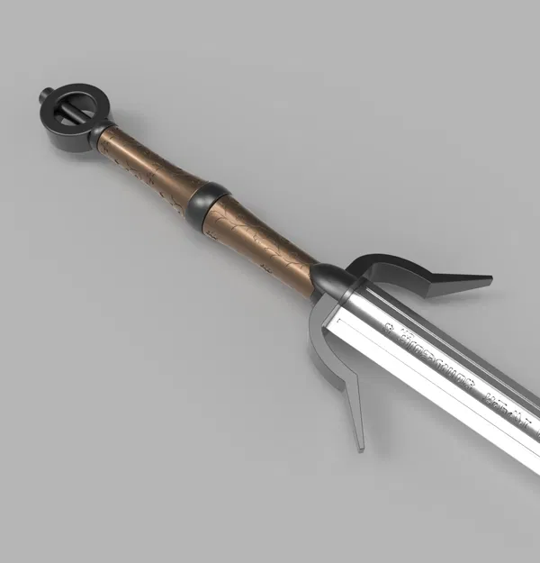 Kiếm CIRI có chữ rune. Thêm file lưỡi và cán liền. - Image 6