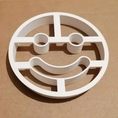 Khuôn Cắt Bánh Hình Mặt Cười Emoji