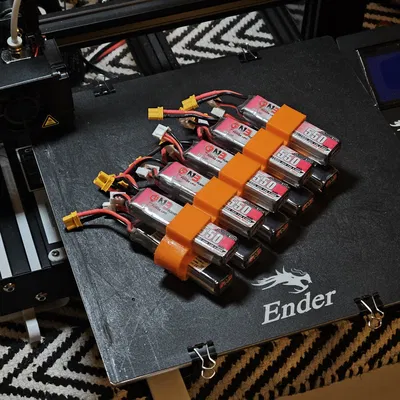 Hộp đựng pin 2s LiPo kiểu băng đạn 10 viên