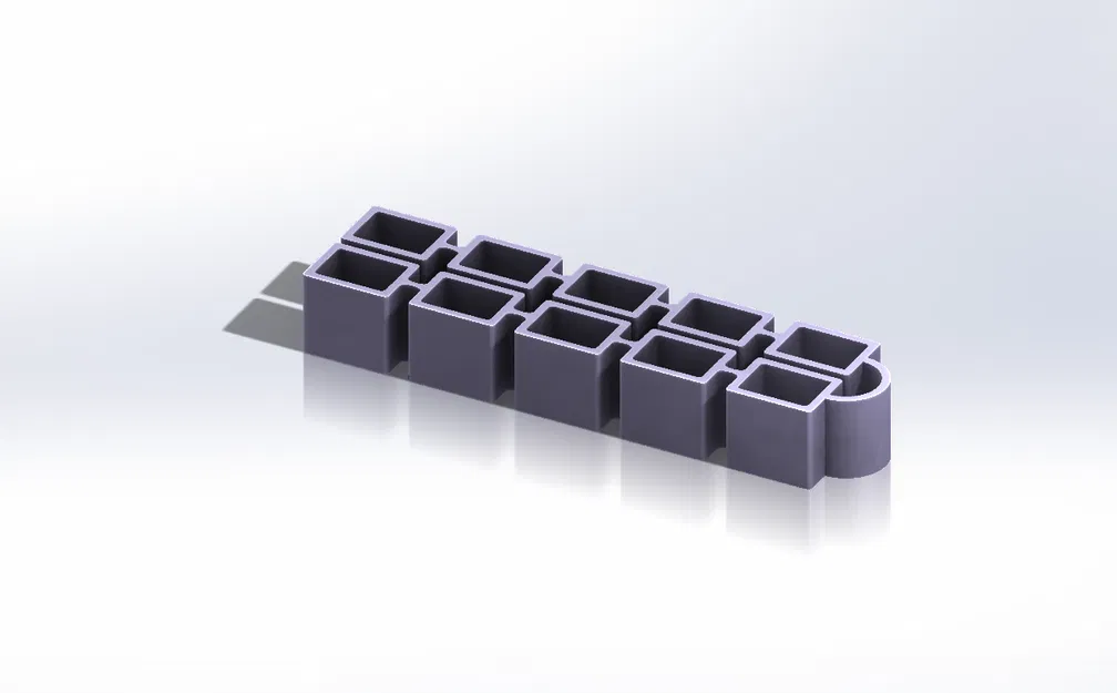 Hộp đựng pin 2s LiPo kiểu băng đạn 10 viên - Image 4