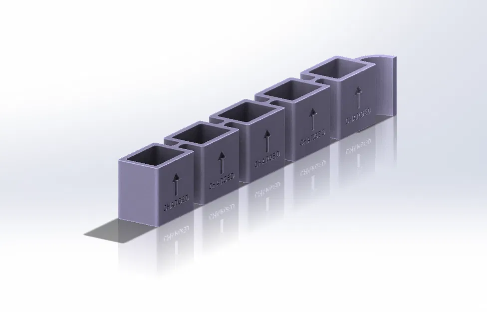 Hộp đựng pin 2s LiPo kiểu băng đạn 10 viên - Image 8