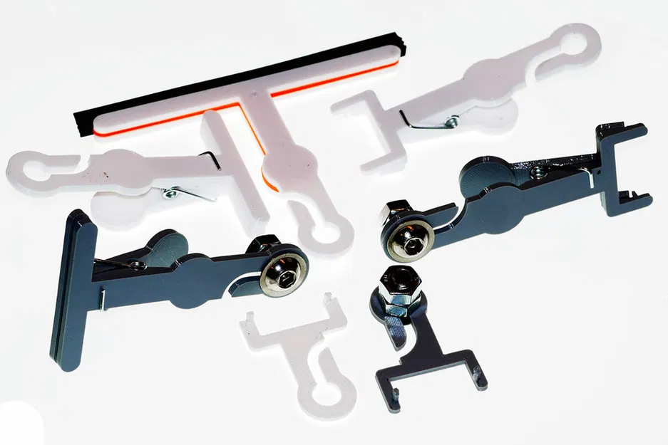 Bộ kẹp phim phiên bản 2 kèm giá treo và gạt phim - Image 3