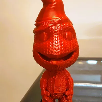 Ông Già Noel Sackboy - In Không Cần Giá Đỡ