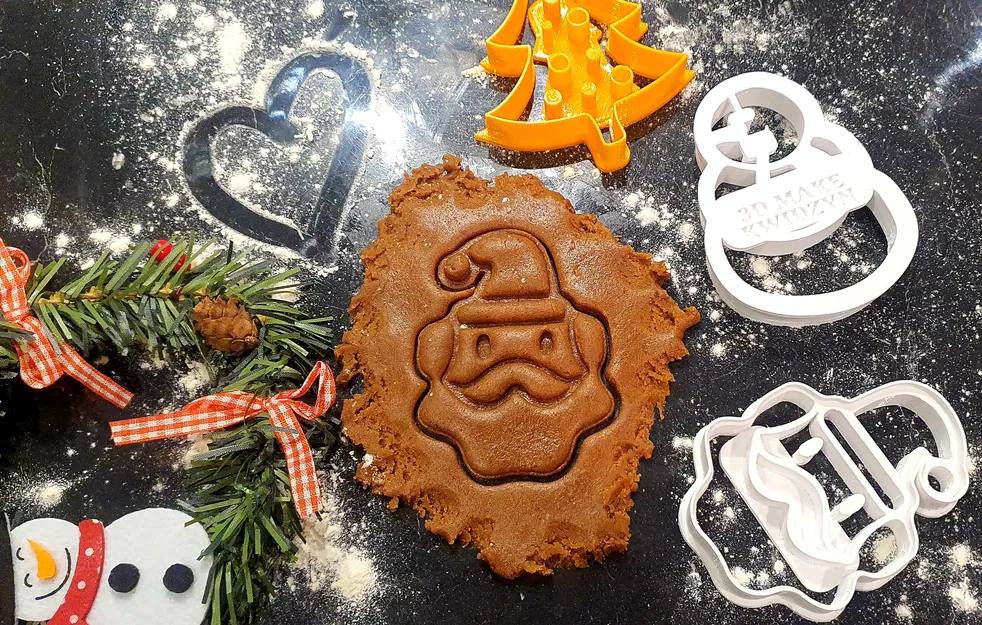 Khuôn cắt bánh quy Ông Già Noel - Image 1