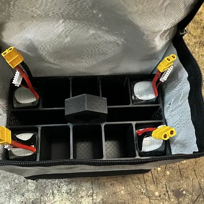 Hộp Sắp Xếp Pin LiPo cho Túi Chống Cháy 6S 1300Mah